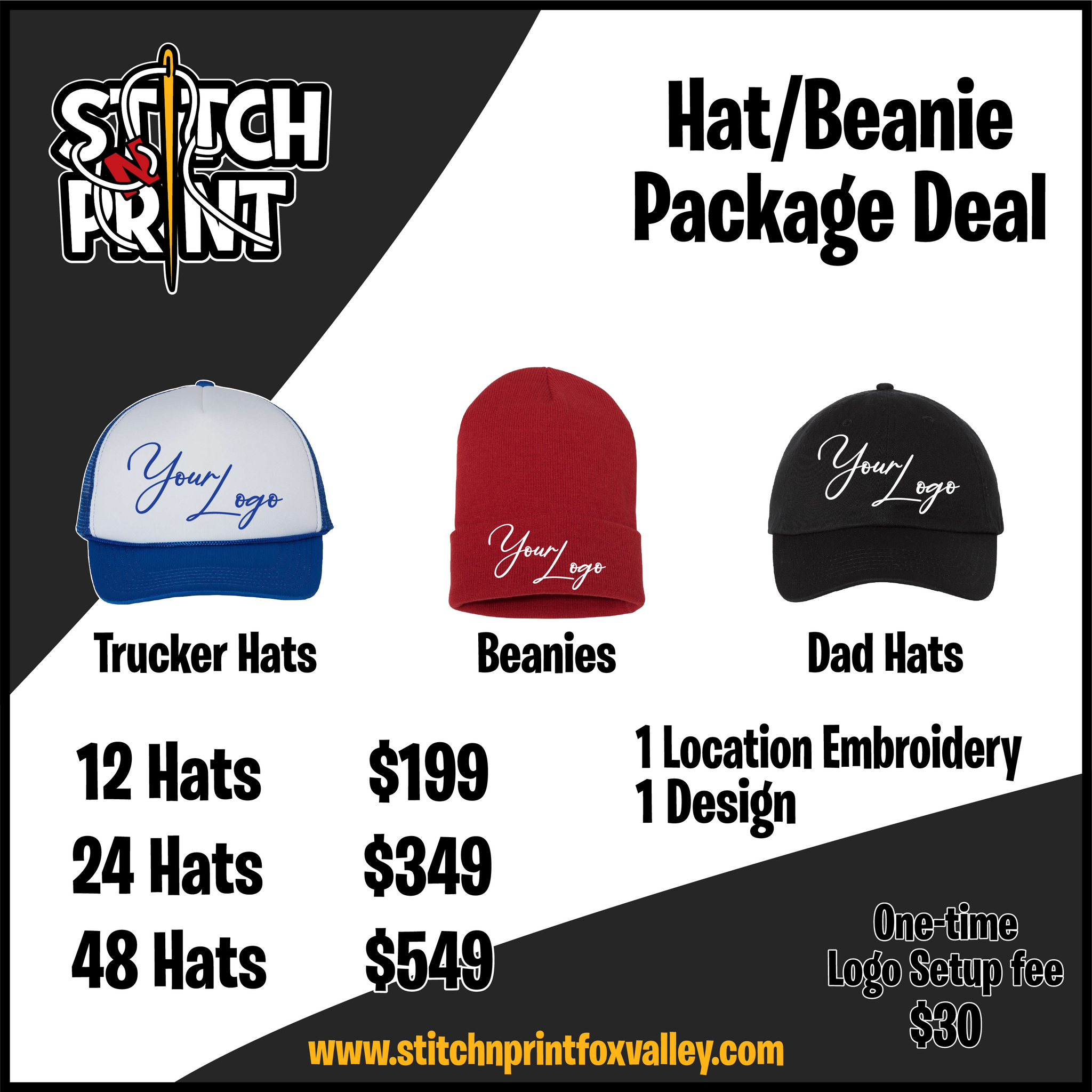 Hat/Beanie Package Deal